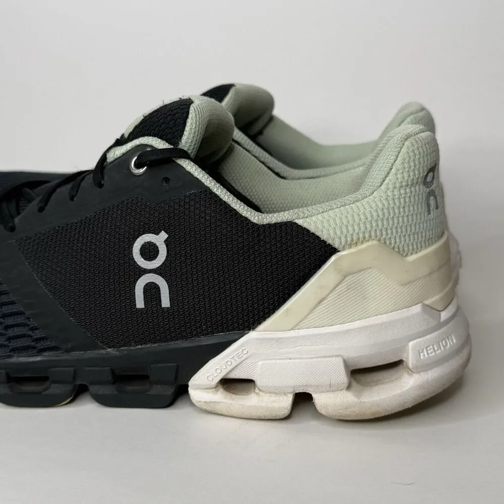 On Cloud Cloudflyer 4 Shoes Womens 10.5 Black Mint Glacier Running Sneakers - Picture 6 of 12